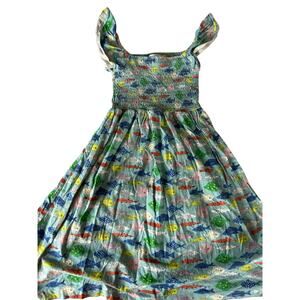 Mini Boden Navy Blue Angel Dress size 5